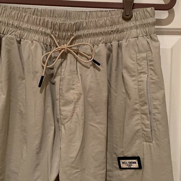 Well Known Studios Men's Beige Joggers - Picture 2 of 3